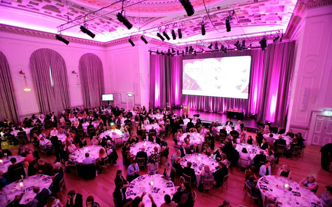 The awards ceremony where 500 guests gather. Photo: SCVO