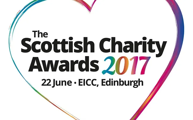 Logo of the Scottish Charity Awards 2017. Image: SCVO