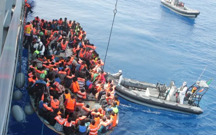 Refugee crisis.  Source: Wikipedia