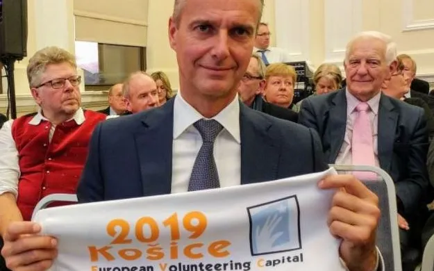 A member of Kosice'19.  Source: Kosice Korzar
