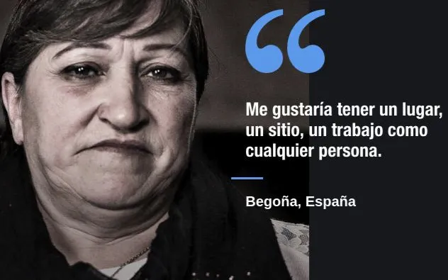 Begoña is another person who explains her story on Siria App.   Source: Siria App