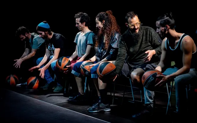 Josep Maria Aragay during a Basket Beat workshop.