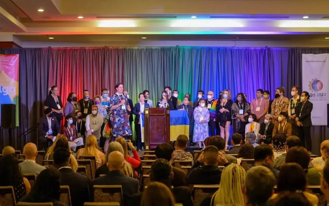 The 2022 ILGA World Conference in Long Beach, California, USA. 