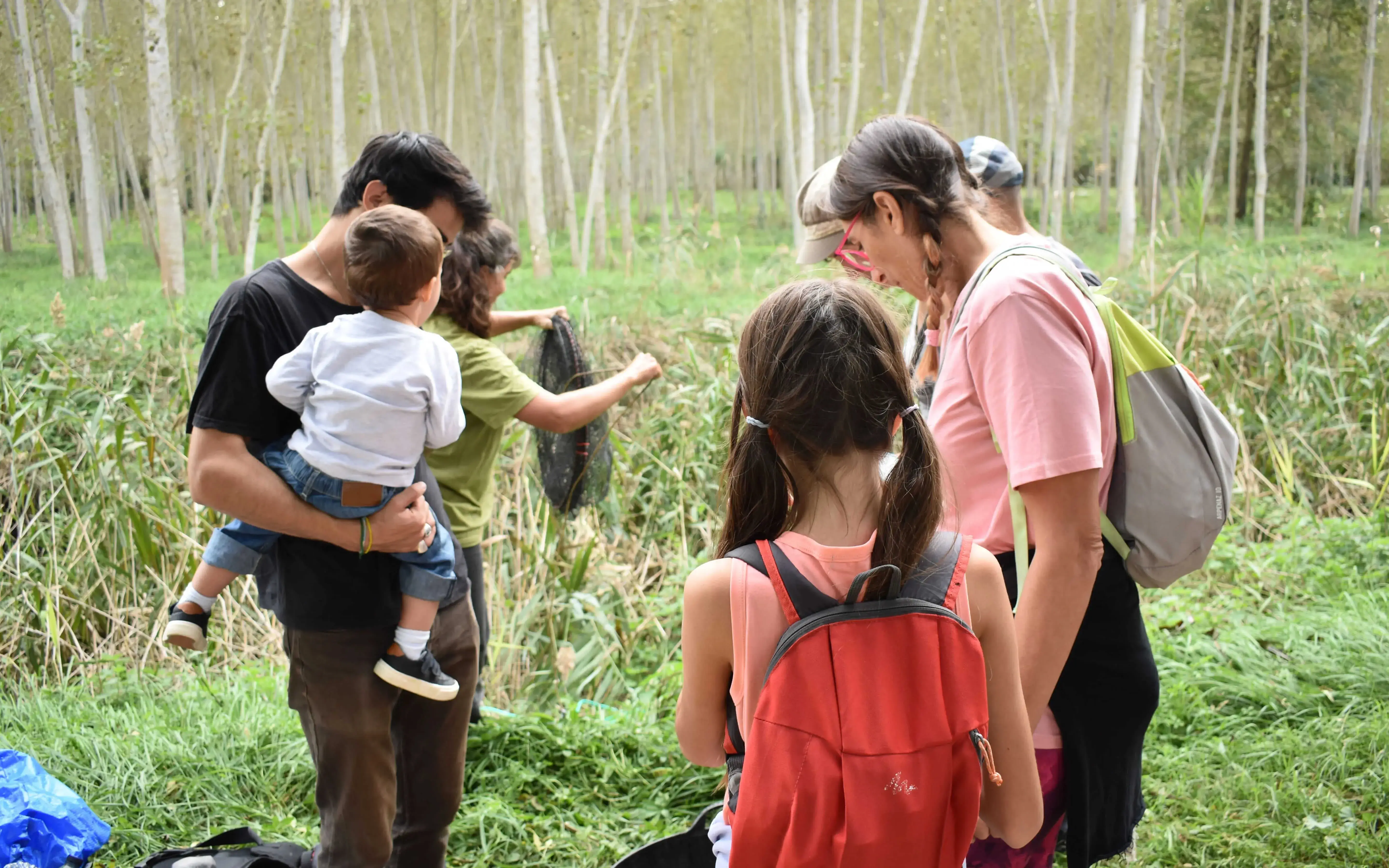 Childs in nature