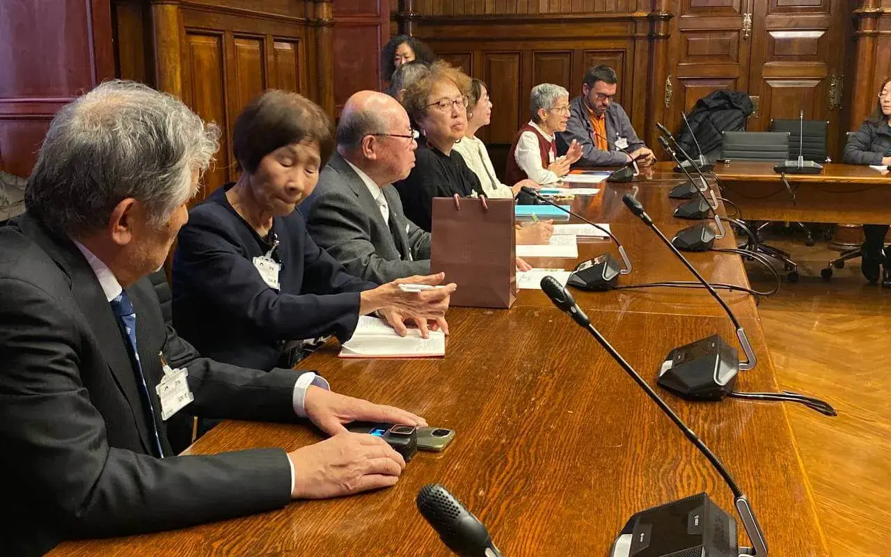 The Nihon Hidankyo delegation has visited the City Hall, the Parliament, and the Government of Catalonia.