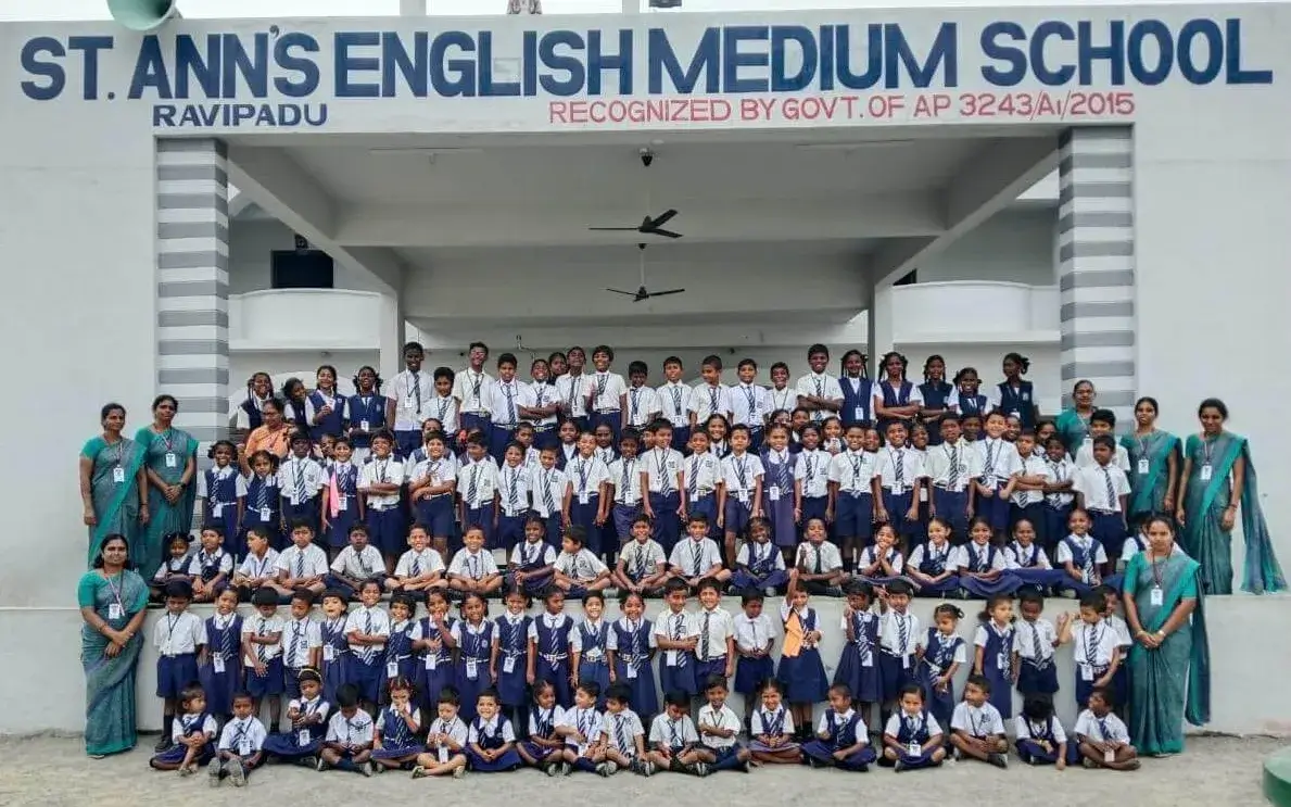 St. Ann's English Medium School, in Ravipadu, India, is the school that Gea XXI has managed to save from closure.