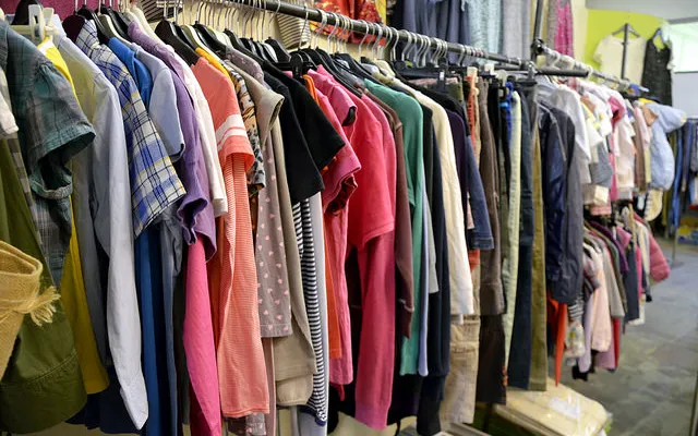 Clothes in a charity shop / Photograph: Marc Wathieu, Flickr