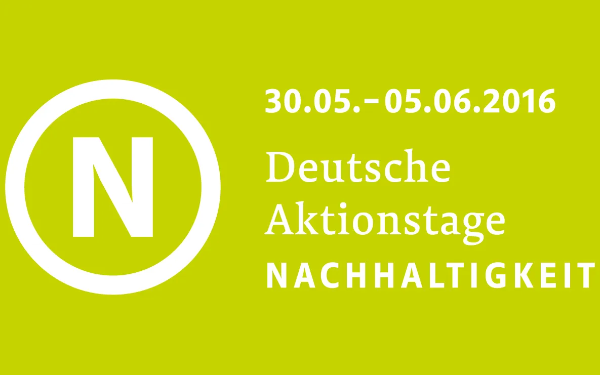 Deutsche Aktionstage Nachhaltigkeit 2016 logo