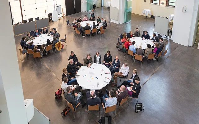 World café sessions at the RGI/BESTGRID-workshop 'Innovation through collaboration' / Photograph: RGI