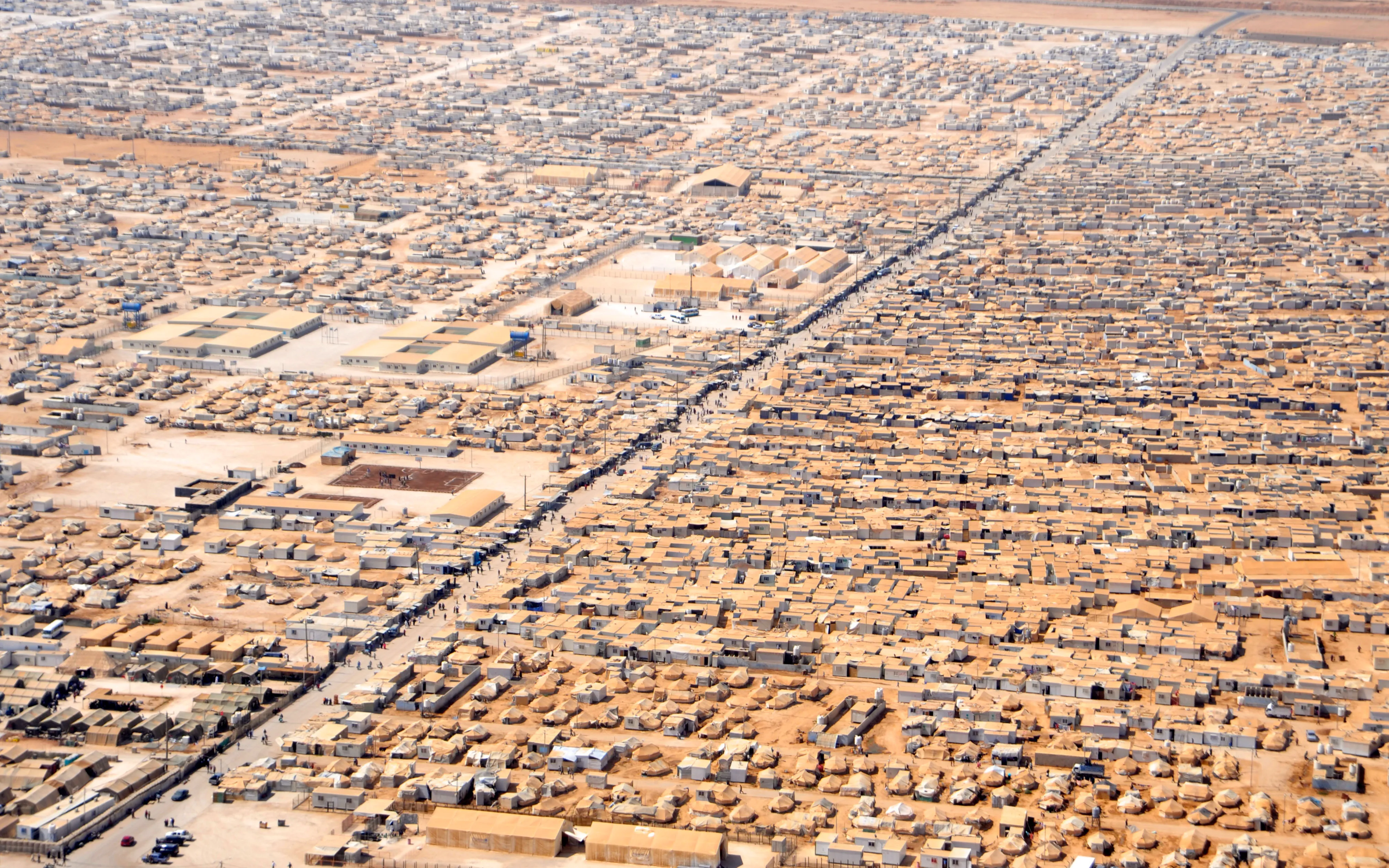 Refugee camp in Jordan / Photograph: Wikipedia