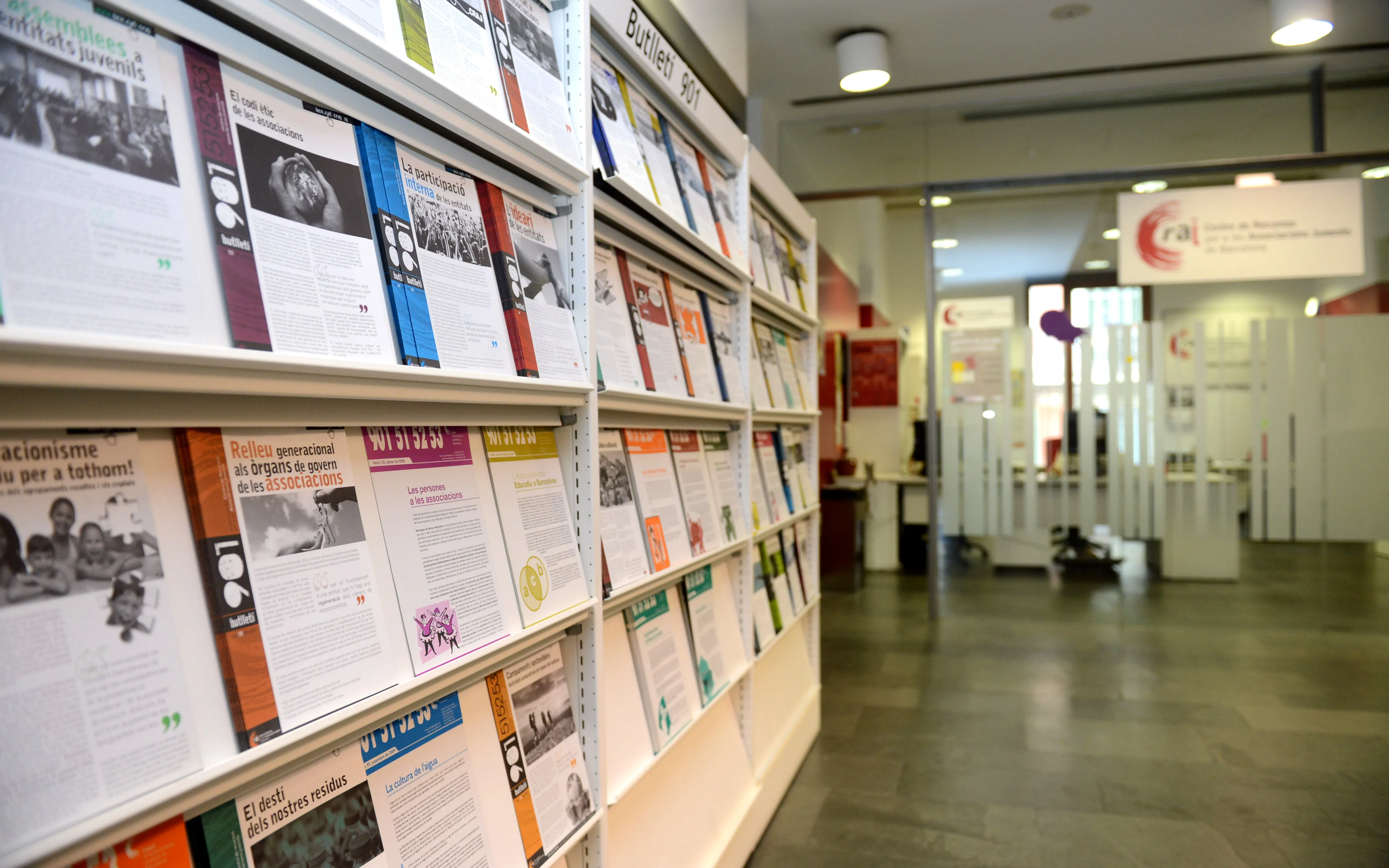 Documents at the Resource Centre for Youth Associations of Barcelona