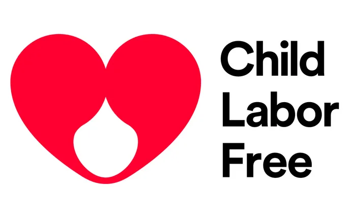 Child Labor Free banner and logo