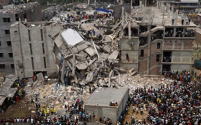 The Rana Plaza factory collapsed in April 2013. 1,138 workers were killed / Photograph: Wikipedia