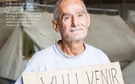 “Casa nostra casa vostra” campaign poster. One of the campaign’s goals is to show the human side of the refugee crisis.