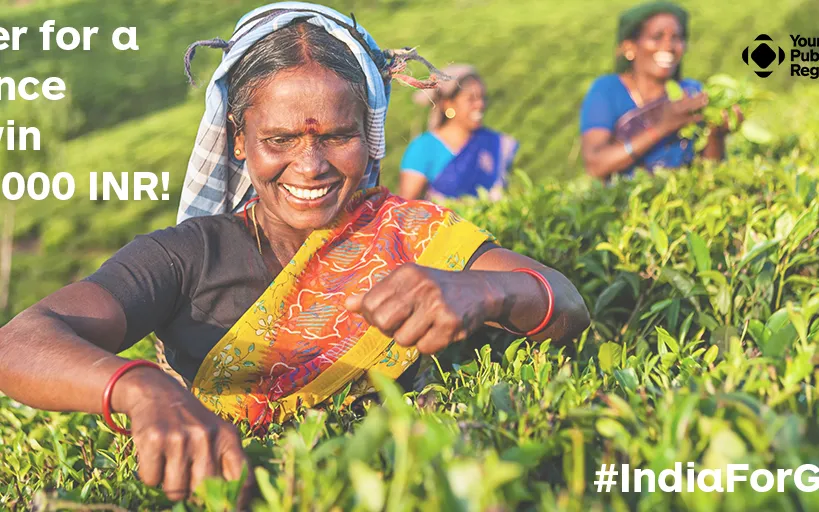 Indian woman in the fields. Image: OnGood
