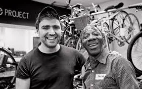 Jem Stein, CEO of The Bike Project and a refugee. Photo: The Bike Project