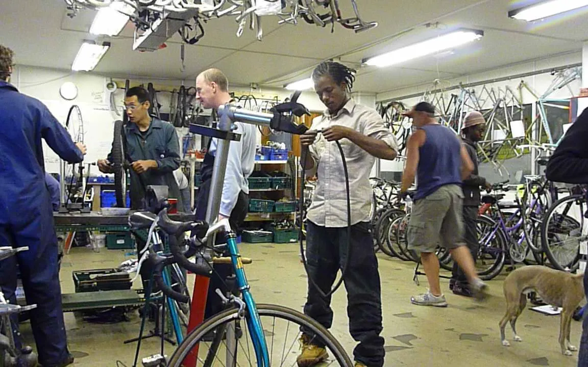 They repair second-hand bikes. Photo: The Bike Project