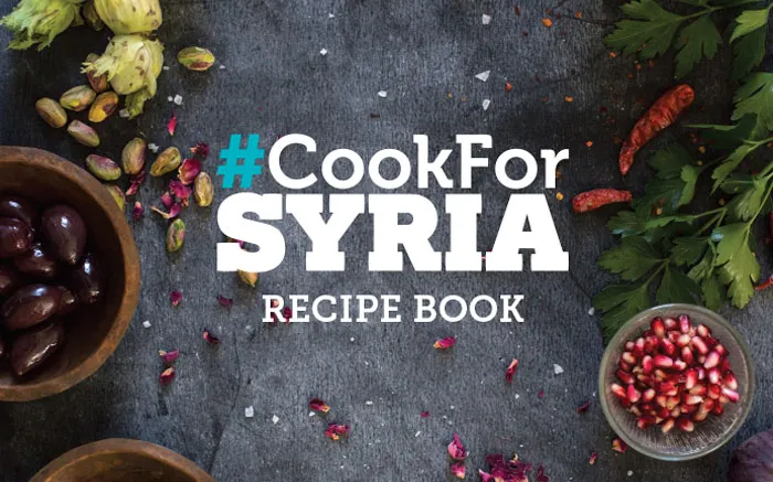 Book that can be bought to support the campaign. Image: CookForSyria