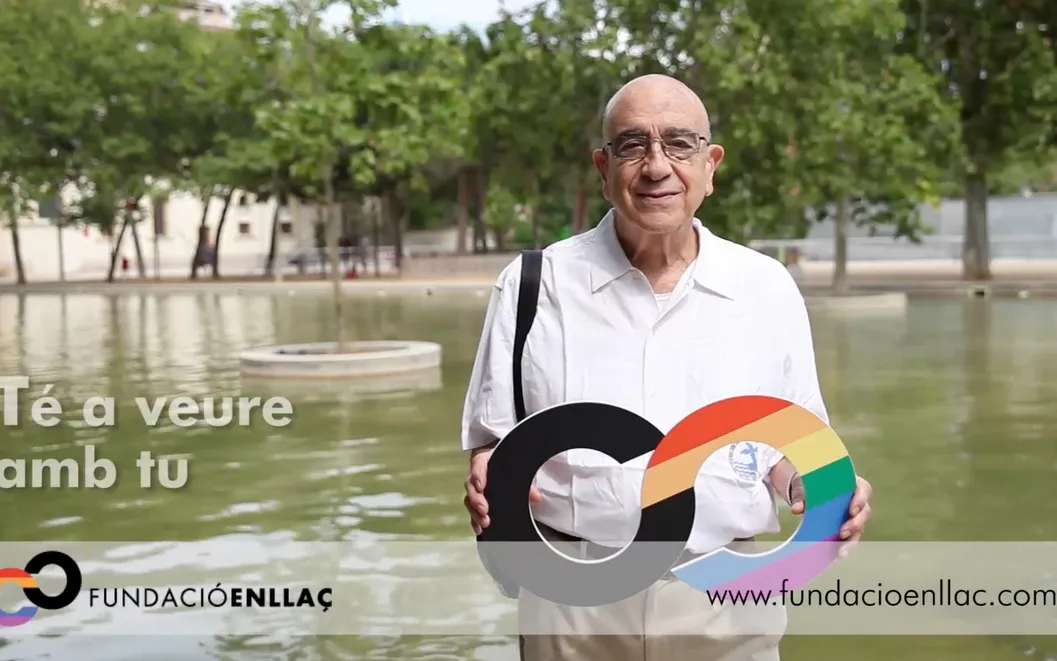 Image of the Campaign launched by the Fundació Enllaç in favour of the rights of the LGBTI community / Photo: Fundació Enllaç