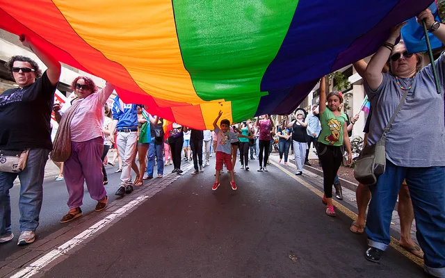 Demonstration against violation of LGBTI rights. Photo: Arribalasqueluchan, Flickr