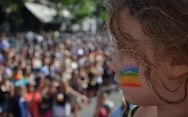 Child in a demonstration in favour of LGBTI community rights. Photo: Marina Liotta (FELGTB), Flickr