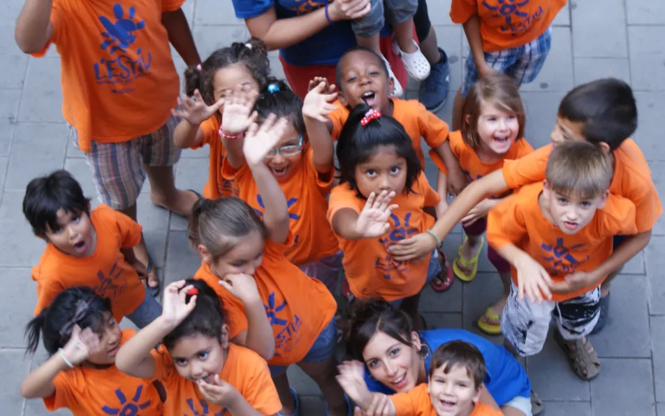 The project 'Small plates' offers social and cultural spaces and support with schoolwork. Photo: Fundació Can Pedró