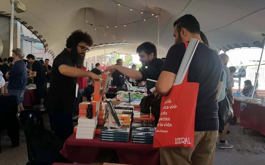 La Literal, a showcase of radical ideas and books. Photo: Marta Rius