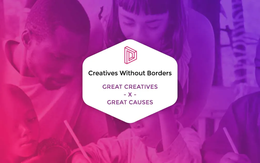 Creative Without Borders website. Photo: Creative Without Borders