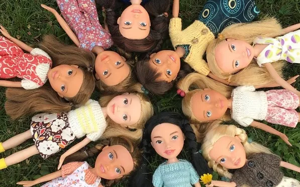 Some of the dolls created by Singh. Photo: Instagram