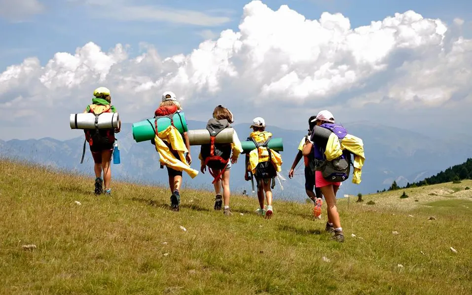 Children at a scout group. Photo: Minyons Escoltes i Guies