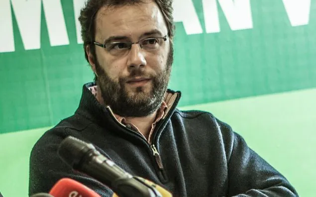 Miguel Alba, a representative of Oxfam Intermon in the Platform for Fiscal Justice. Photo: Plataforma por la Justicia Fiscal