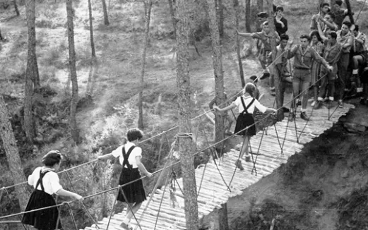 Catalan scouting in the 60s. Photo: Minyons Escoltes i Guies