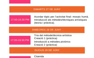 Programme of the MYth Project in Barcelona 
