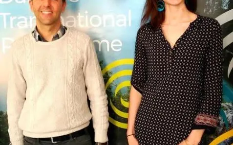 Manon Levrey during her volunteering.
