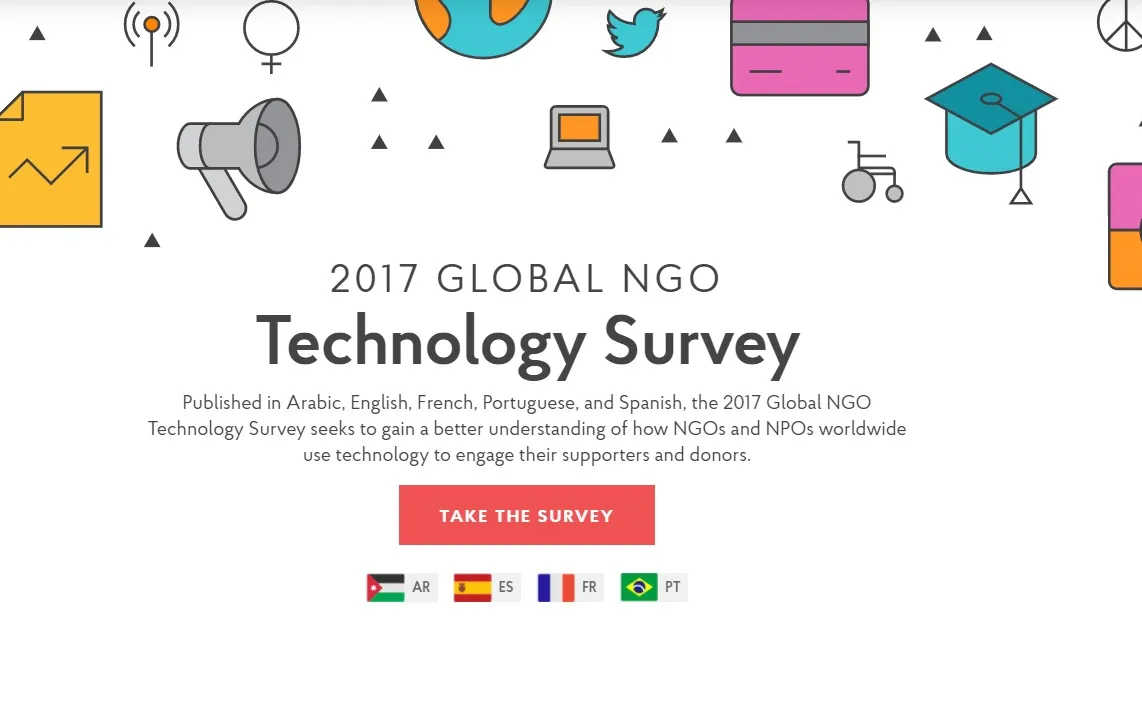 Image from the 2017 Global NGO Technology Survey. Photo: Nonprofit Tech For Good