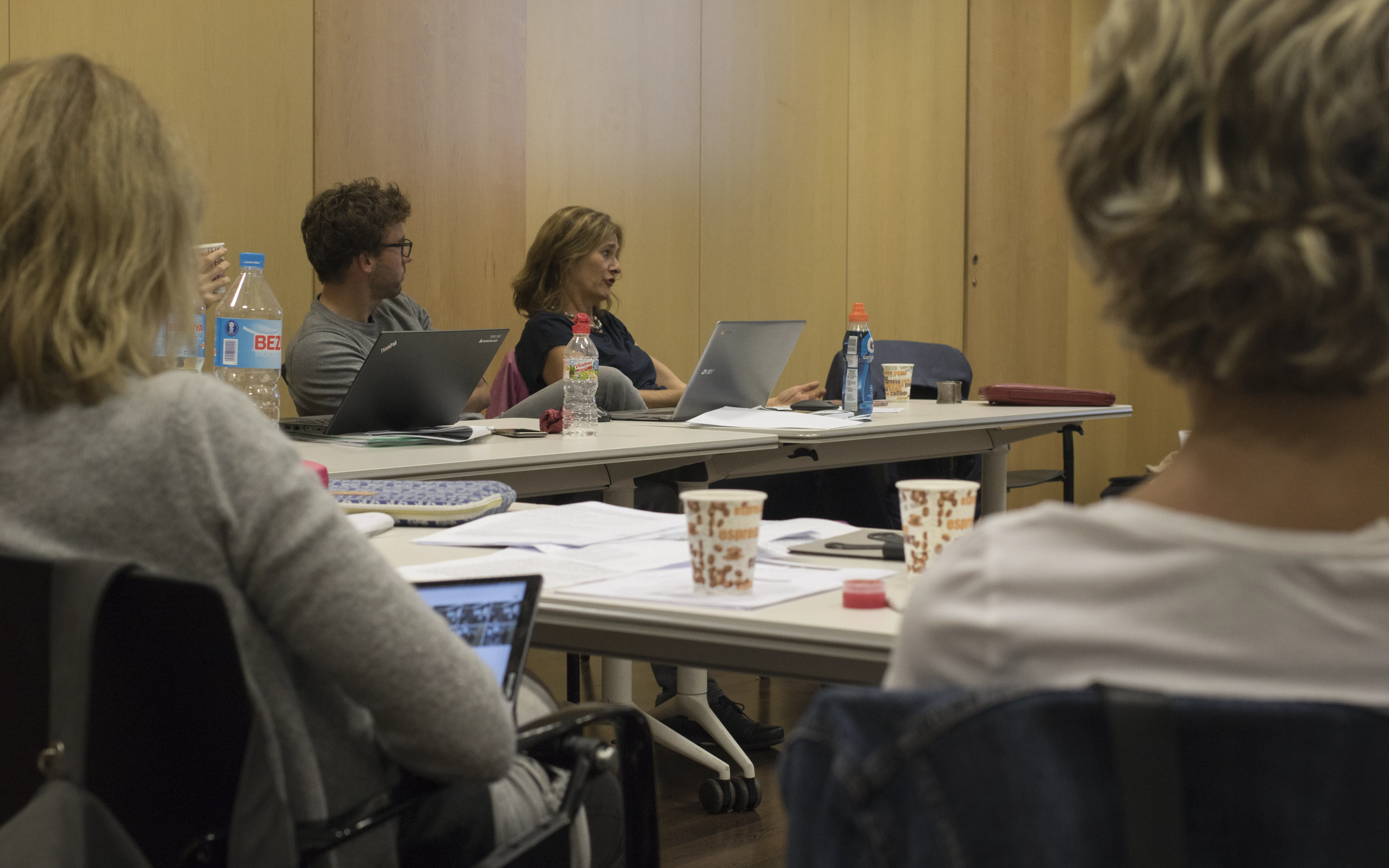 Third sector leaders during a workshop.   Source: Adrià Milan