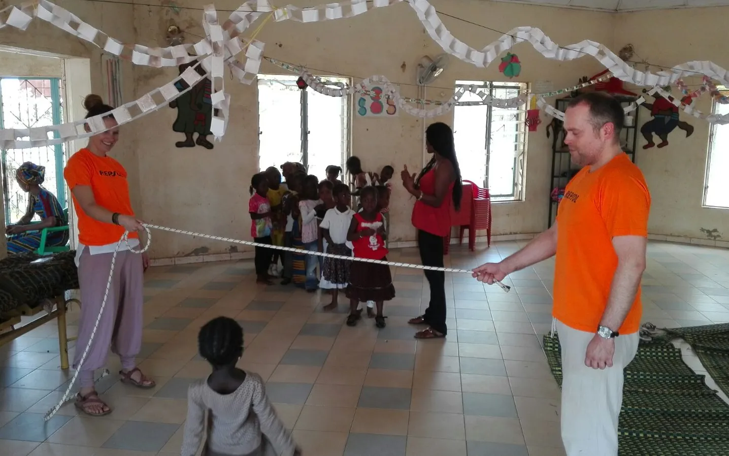Activities in the Kédougou workcamp. Photo: YAA