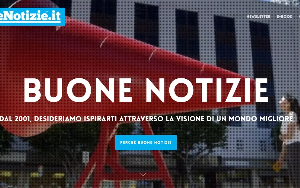 Digital edition from "Buone Notizie". Photo: Buone Notizie