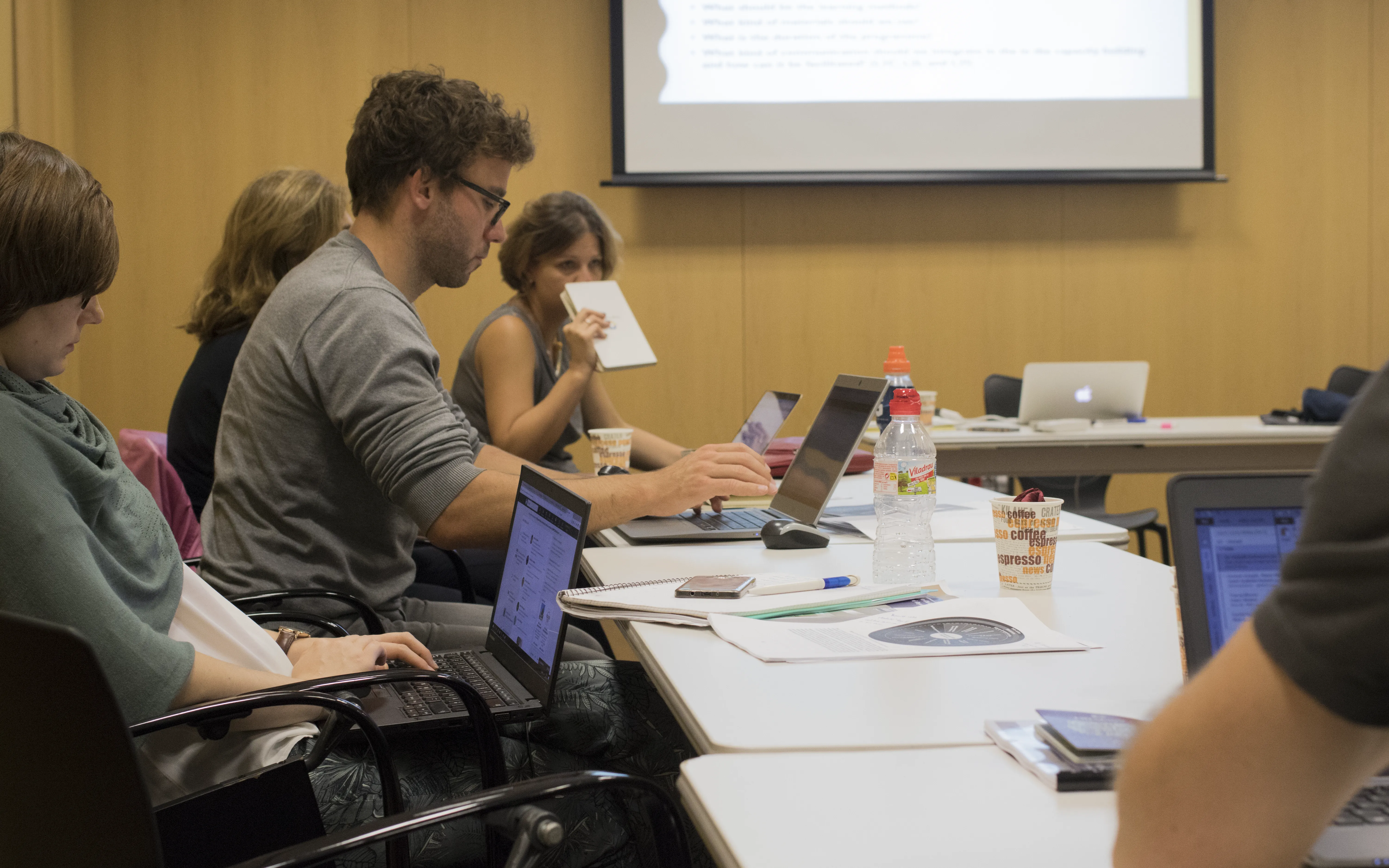 Third sector leaders during a workshop. Source: Adrià Milan