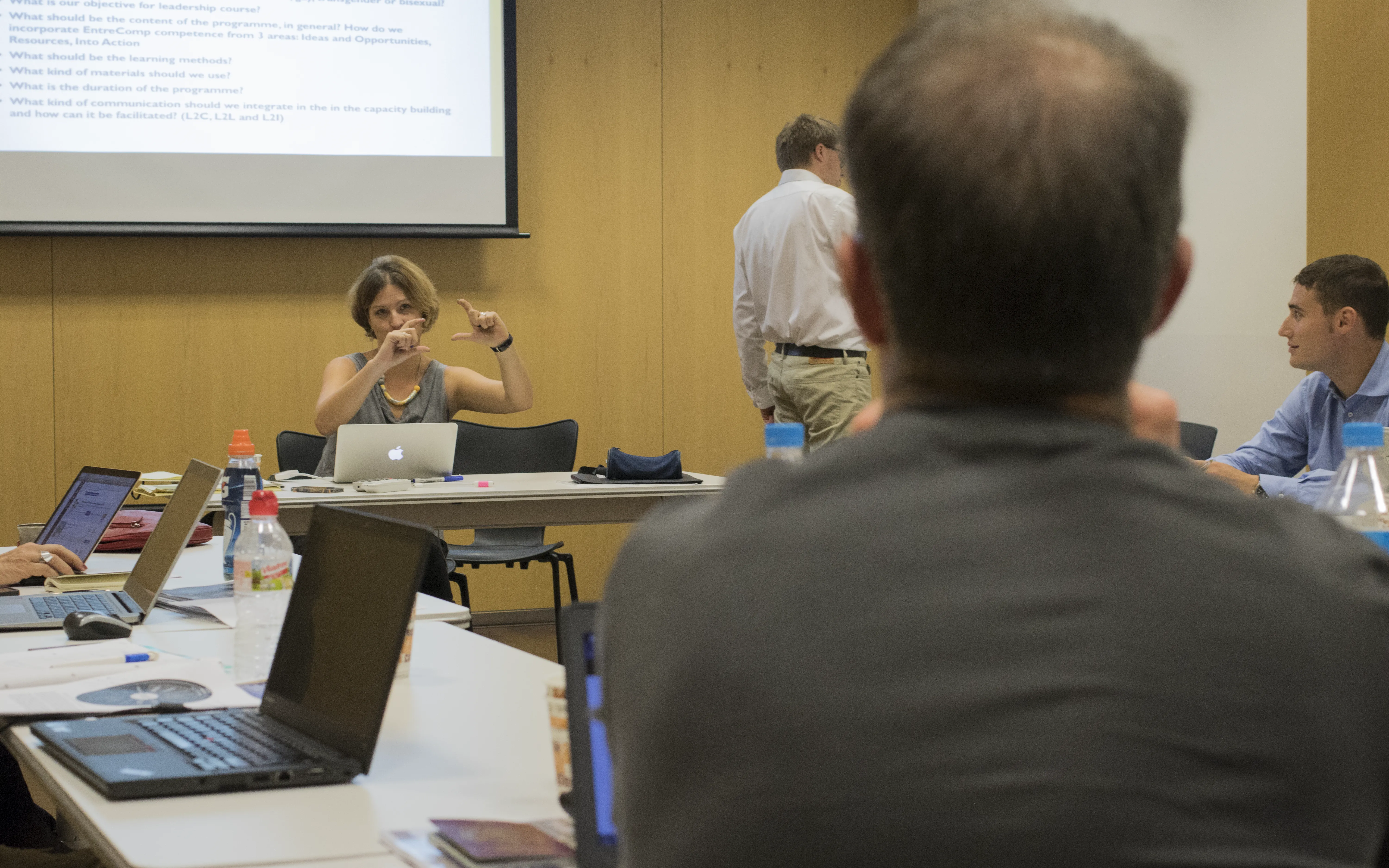 Third sector leaders during a workshop. Source: Adrià Milan