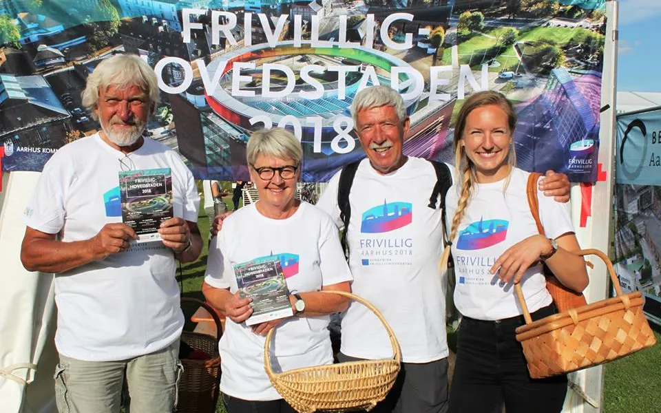 Volunteers of Aarhus 2018.      Source: Aarhus 2018