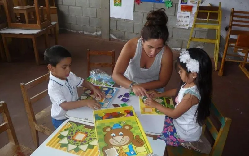 A volunteer project in Nicaragua.  Source: NGO Voluntariado