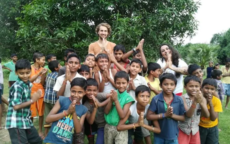 A volunteer project in Jaipur, India.   Source: NGO Voluntariado