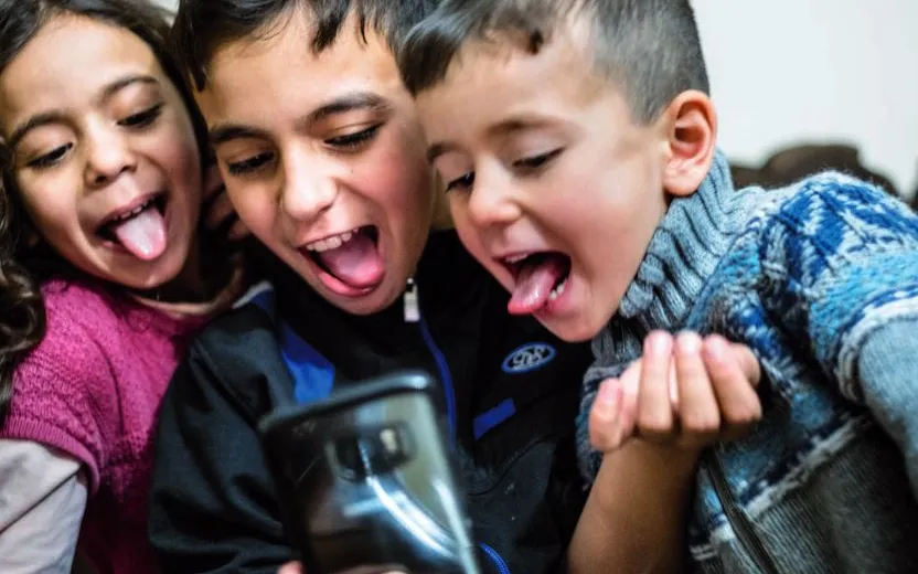 Access to the Internet may help more vulnerable children to develop their potential and find references.  Source: UNICEF
