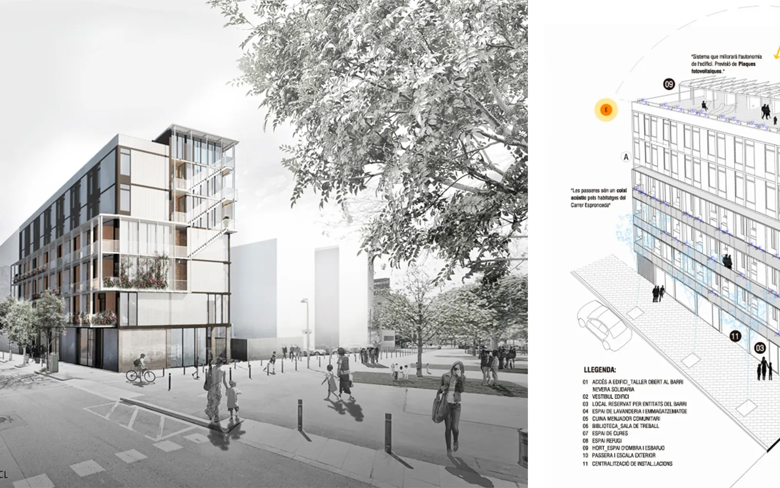 Balma, in Poblenou, Barcelona. A cooperative social housing by Sostre Cívic