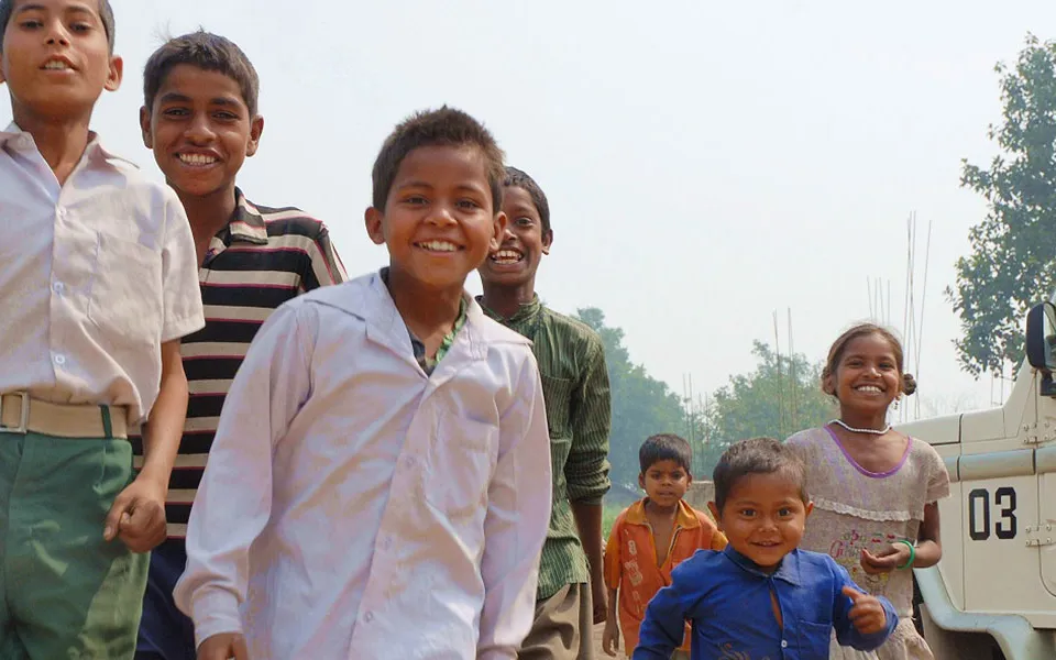 Rohynga boys also smile. Doctors without borders. 
