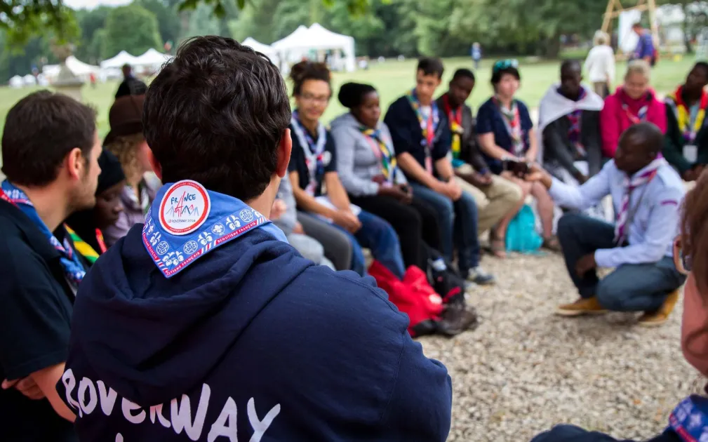 Young people taking part in a Roverway event.      Source: Scout.org