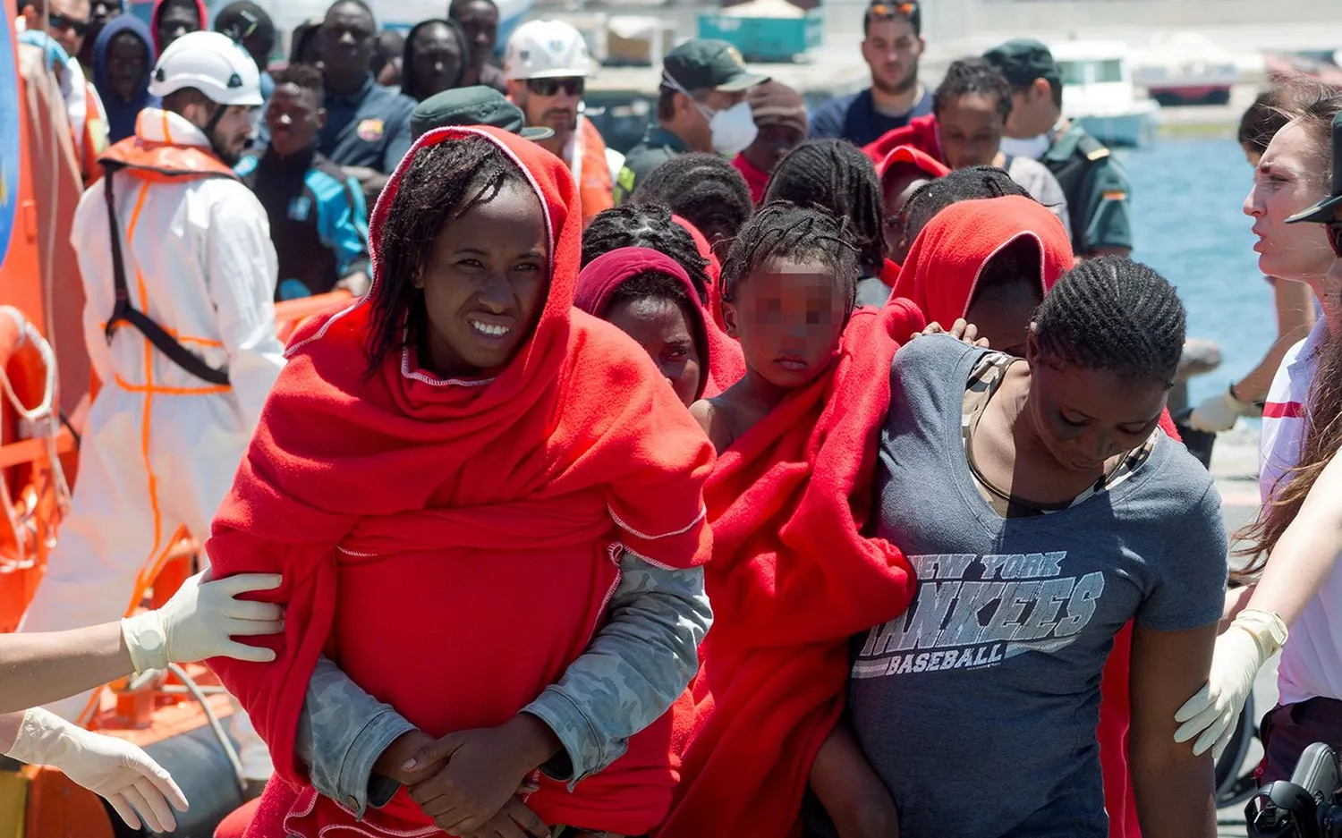 Sub-Saharan migrants reached Gibraltar the past 4th of July