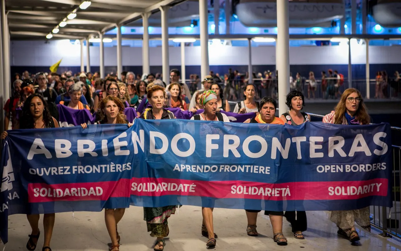 Obrim Fronteres rally