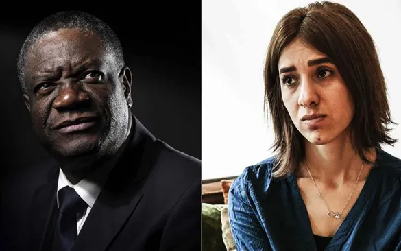 Denis Mukwege and Nadia Murad, Nobel Peace Prize 2018